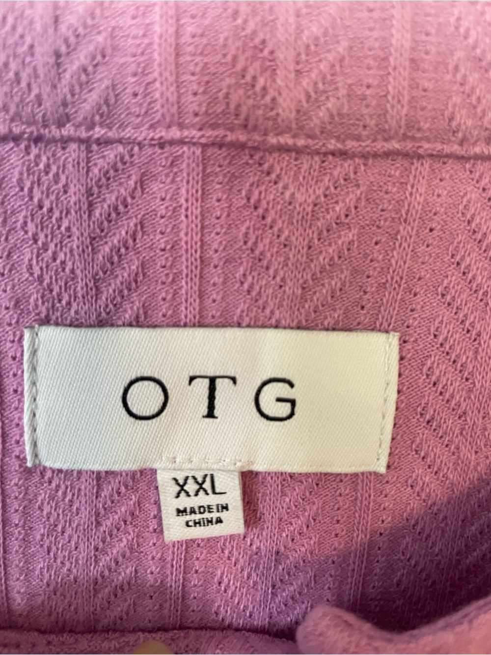 Lavender Ribbed Button-Front Cardigan - Picture 3 of 5